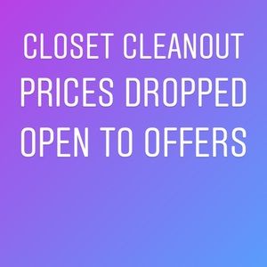 Lowered prices and open to offers!